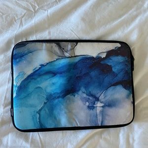 Watercolor laptop sleeve